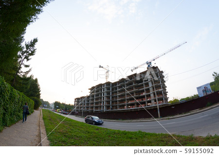 Old abandoned construction site Old abandoned construction site 59155092