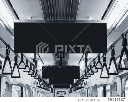 Mock up Banner set Hanging Media Advertising in Subway Mock up Banner set Hanging Media Advertising in Subway 59155187