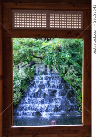 cheongun literature library waterfall 59155542