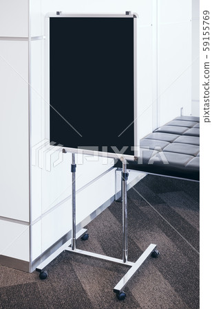 Mock up Black signboard stand Information board seminar room Mock up Black signboard stand Information board seminar room 59155769