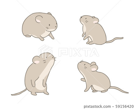 Wild mouse set - Stock Illustration [59156420] - PIXTA