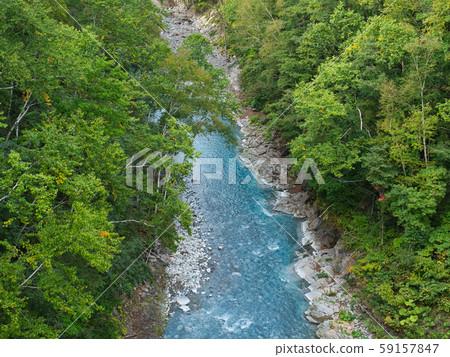 Biei white beard waterfall 59157847