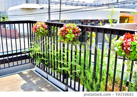 Shopping mall terrace Shopping mall terrace 59158681