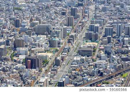 Osaka Cityscape Around Abeno Harukas 59160366