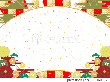 New Year's fan background 59160367