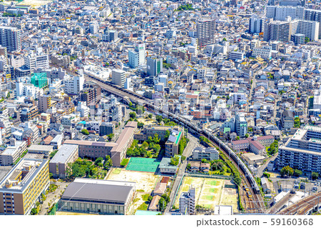 Osaka Cityscape Around Abeno Harukas 59160368