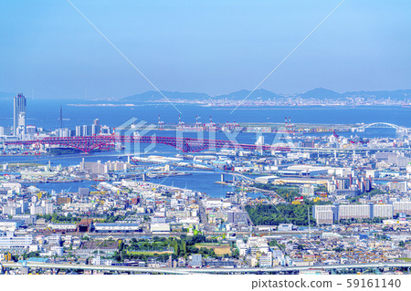 大阪市對Su野區的景觀 59161140