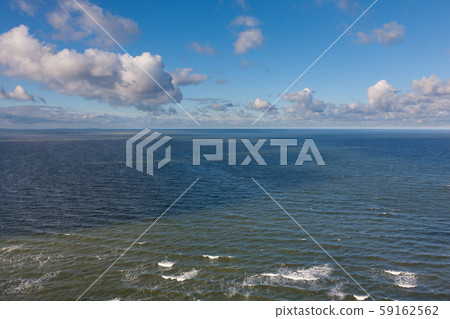 Baltic Sea from above in fall 59162562