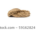 Hemp Rope and bow isolated on white background. 59162824