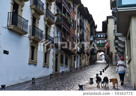 西班牙邊境小鎮巴斯克·洪德拉比亞 西班牙邊境小鎮巴斯克·洪德拉比亞 59163773