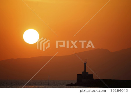 大牟田市Miike Port Sunset 大牟田市Miike Port Sunset 59164043