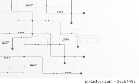 Abstract geometric connect lines and dots.Simple technology graphic background.Illustration Vector design Network and Connection concept. 59164492