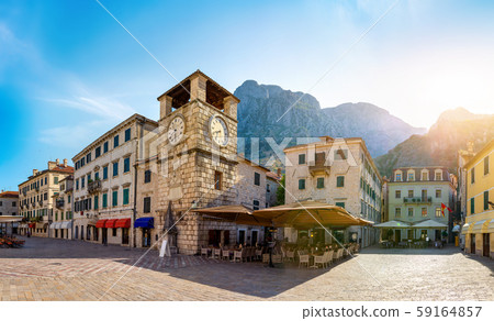 Clock Tower in Kotor Clock Tower in Kotor 59164857