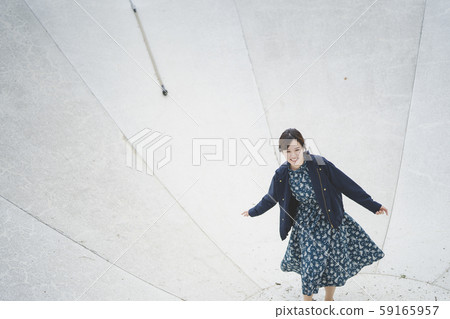 A woman in the park 59165957