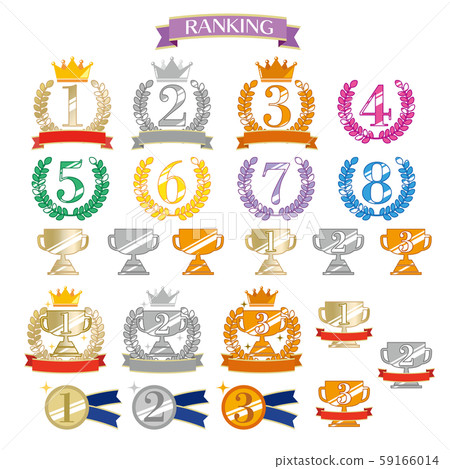 Ranking material commendation medal - Stock Illustration [59166014] - PIXTA