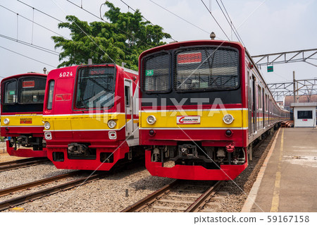 Jakarta Kota Station and Japanese train 59167158
