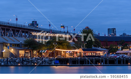 night, city, river 59168455