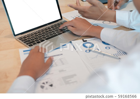 financial adviser analyzing performance revenue financial adviser analyzing performance revenue 59168566