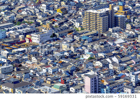 Osaka cityscape for Nishinari Ward 59169331