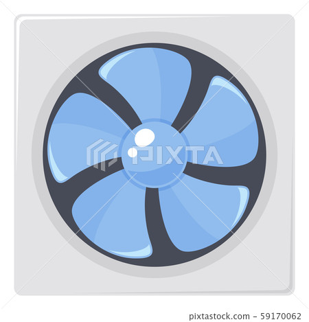 exhaust fan clipart with air