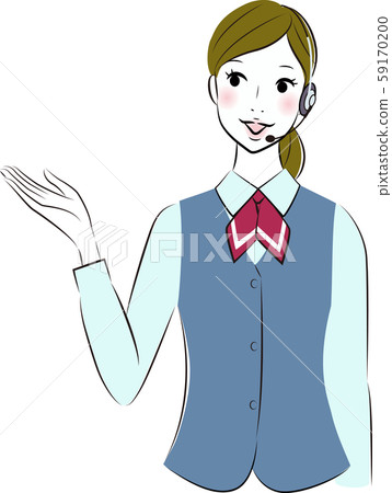 Information Call center woman 59170200