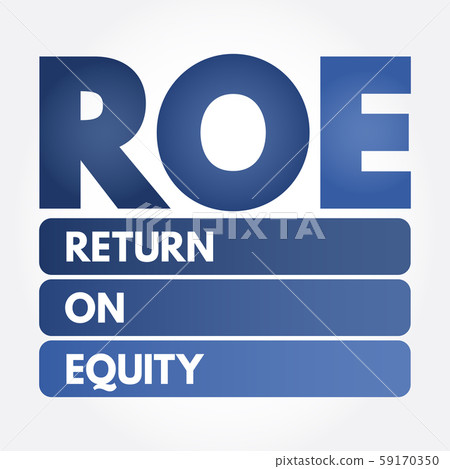 ROE - Return On Equity acronym - Stock Illustration [59170350] - PIXTA