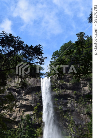 Blue sky and waterfall Blue sky and waterfall 59170792
