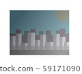 pollution city with pm2.5 mist cover the city in flat design 59171090