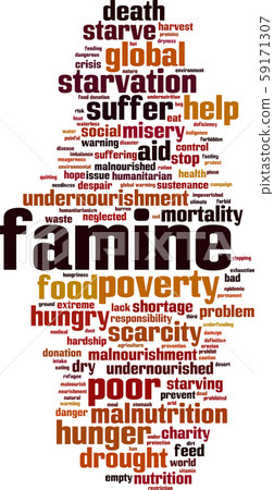 Famine word cloud 59171307