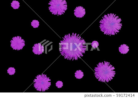 Illustration of influenza (3DCG) Illustration of influenza (3DCG) 59172414