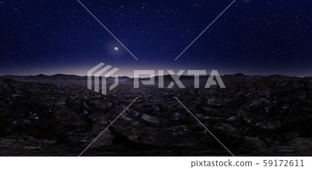 鮮豔細緻的全景景觀圖 星空夜景全景 3d Cg 渲染數位插圖 插圖素材 圖庫 鮮豔細緻的全景景觀圖 星空夜景全景 3d Cg 渲染數位插圖 插圖素材 圖庫