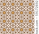 Floral brawn seamless tiles pattern 59172692