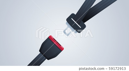 fasten your seat belt poster safe trip safety first concept horizontal flat 59172913