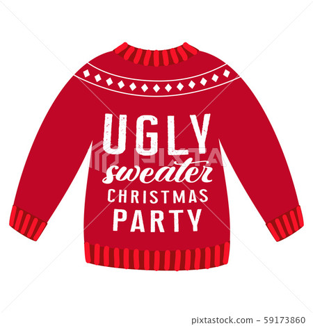 ugly sweater party card 59173860