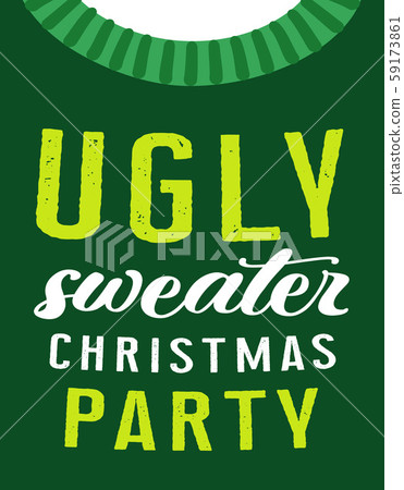 ugly sweater party card 59173861