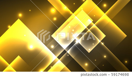 Neon shiny color squares on black, modern template Neon shiny color squares on black, modern template 59174698