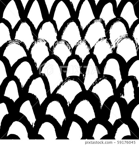 Scribble arches hand drawn seamless pattern Scribble arches hand drawn seamless pattern 59176045