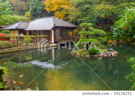 Fantastic autumn in Japanese garden in Kaiserslautern 59176251