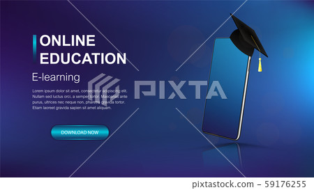 Online education modern web banner template Online education modern web banner template 59176255