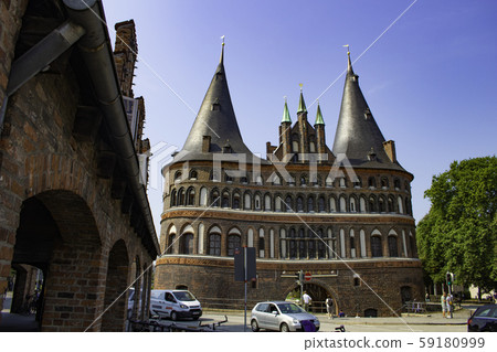 Holsten門在北德,漢薩同盟城市呂貝克 Holsten門在北德,漢薩同盟城市呂貝克 59180999