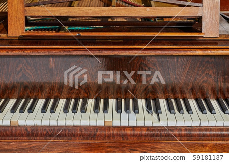 Old Piano Closeup Old Piano Closeup 59181187