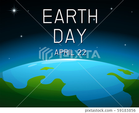 Earth day space poster 59183856