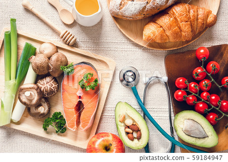 Healthy Nutrition Natural Ingredient Food Concept, Nutrient Health Balanced With Organic Vegetables Healthy Nutrition Natural Ingredient Food Concept, Nutrient Health Balanced With Organic Vegetables 59184947