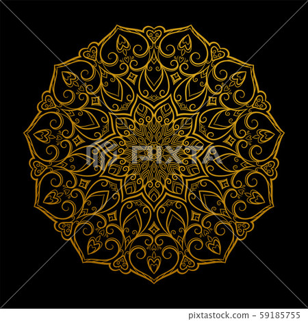 Vector Beautiful Mandala decorative element. 59185755