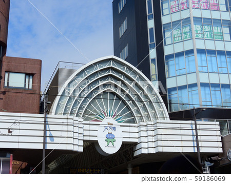 Scenery of the entrance of the Tenmonkan arcade Scenery of the entrance of the Tenmonkan arcade 59186069