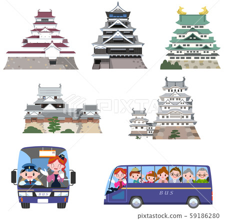 Sightseeing Bus Tour Icon Castle Sightseeing Bus Tour Icon Castle 59186280