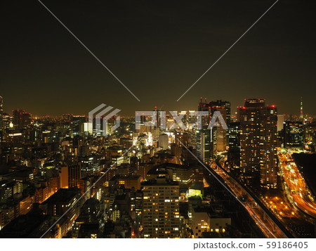 東京夜景① 59186405