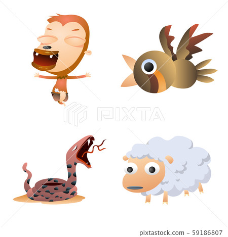 Gradient Comic Characters Gradient Comic Characters 59186807