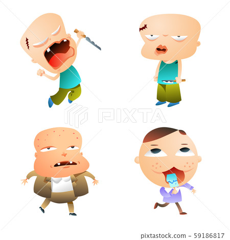 漸變漫畫人物 59186817