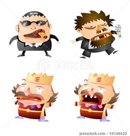 漸變漫畫人物 59186820